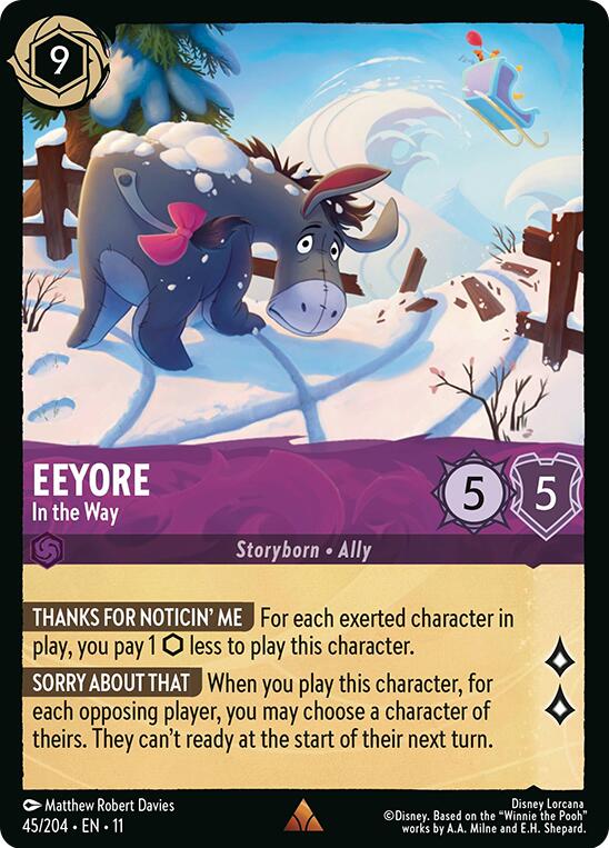 Image of Eeyore - In the Way (45/204) [Winterspell]