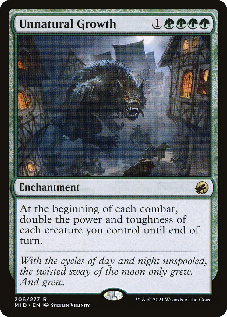 Image of Unnatural Growth [Innistrad: Midnight Hunt]