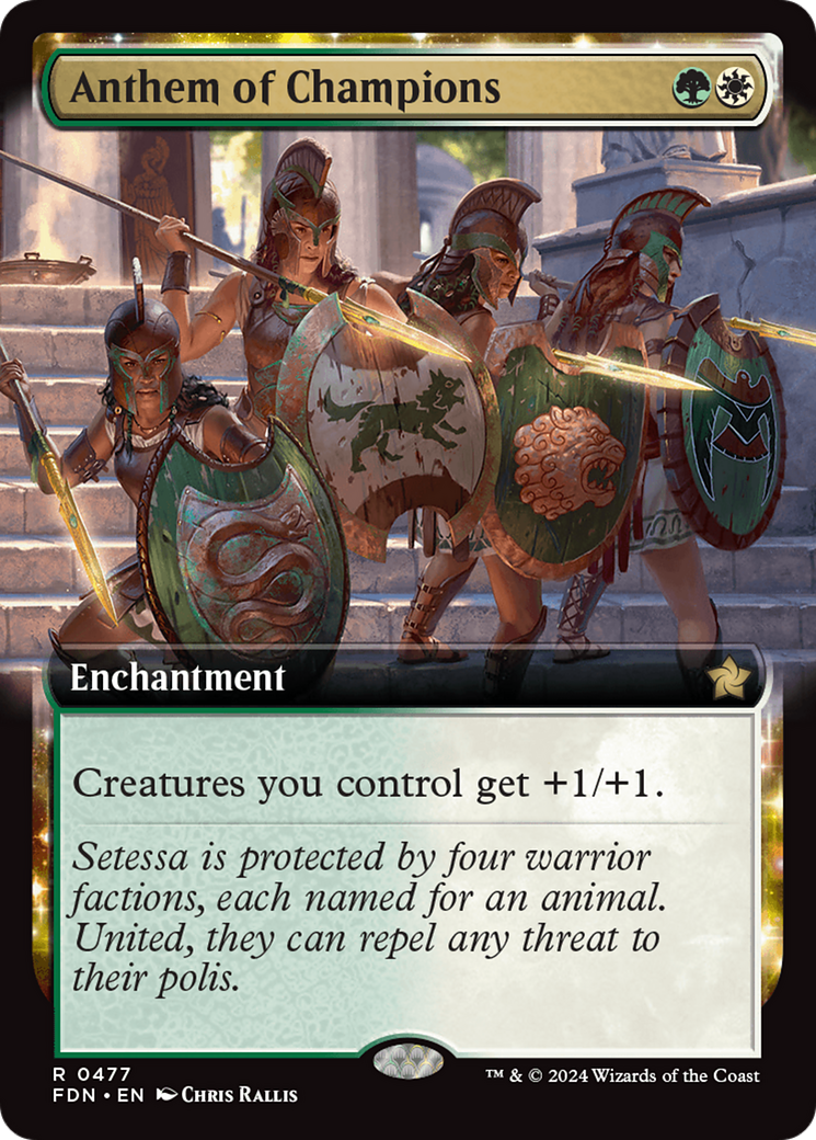 Image of Anthem of Champions (Extended Art) [Foundations]