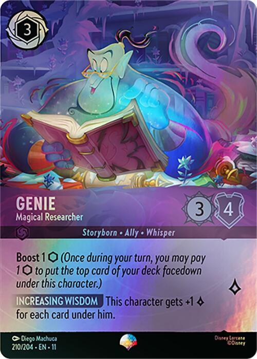 Image of Genie - Magical Researcher (Epic) (210/204) [Winterspell]