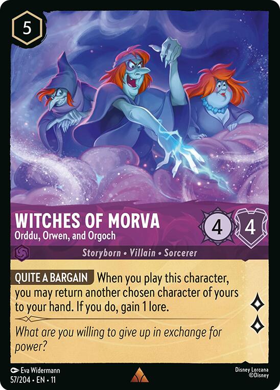 Image of Witches of Morva - Orddu, Orwen, and Orgoch (57/204) [Winterspell]