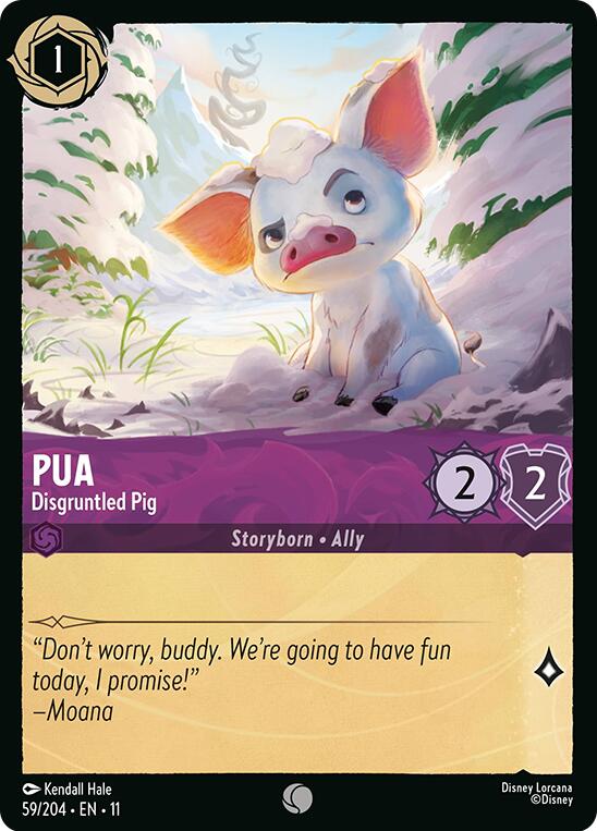 Image of Pua - Disgruntled Pig (59/204) [Winterspell]