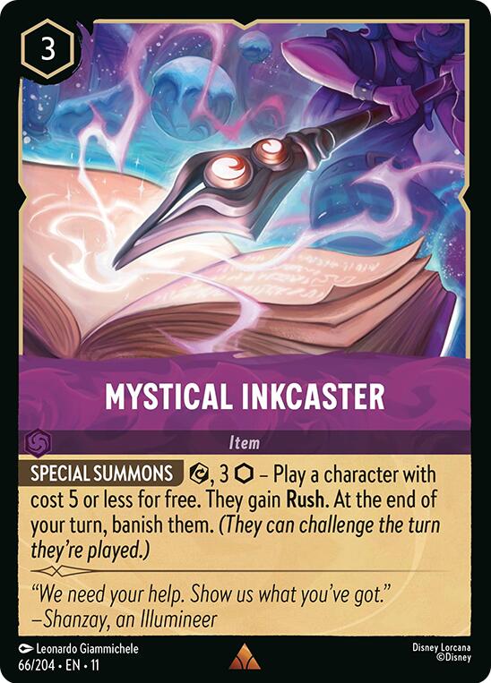 Image of Mystical Inkcaster (66/204) [Winterspell]