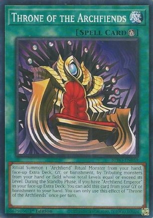 Image of Throne of the Archfiends [BPRO-EN059] Common