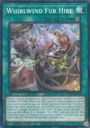 Image of Whirlwind Fur Hire [BPRO-EN062] Common