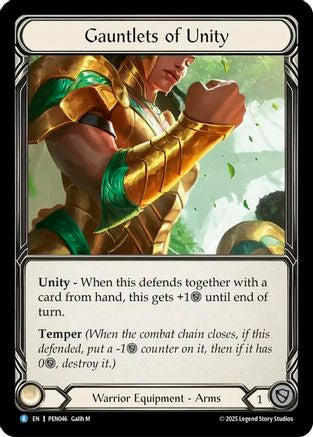 Image of Gauntlets of Unity [PEN046] (Compendium of Rathe)