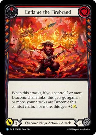 Image of Enflame the Firebrand [PEN250] (Compendium of Rathe)
