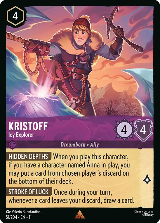 Image of Kristoff - Icy Explorer (51/204) [Winterspell]