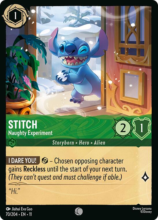 Image of Stitch - Naughty Experiment (70/204) [Winterspell]