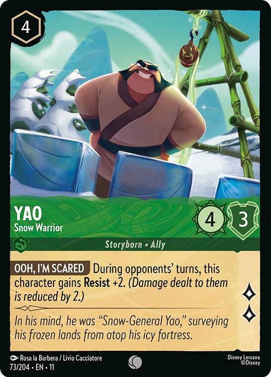 Image of Yao - Snow Warrior (73/204) [Winterspell]