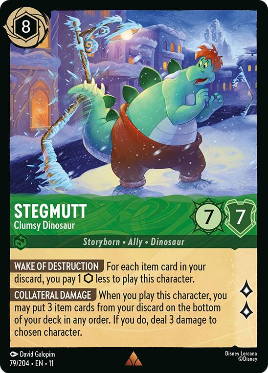 Image of Stegmutt - Clumsy Dinosaur (79/204) [Winterspell]