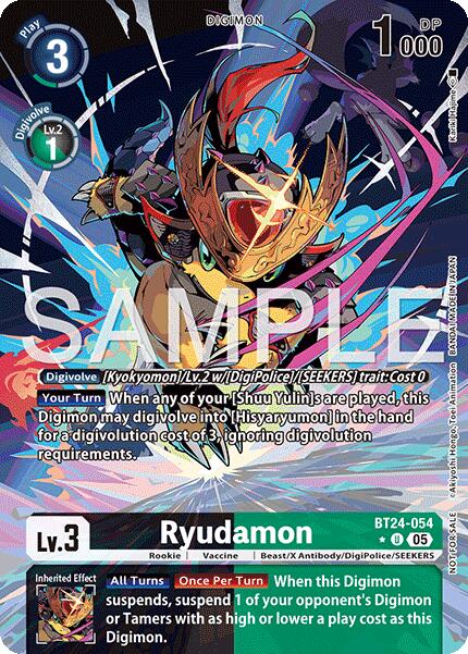 Image of Ryudamon [BT24-054] (Alternate Art) [Time Stranger]