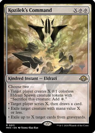 Image of Kozilek's Command [Lorwyn Eclipsed Promos]