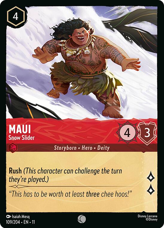 Image of Maui - Snow Slider (109/204) [Winterspell]