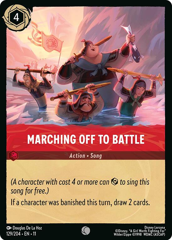 Image of Marching Off to Battle (129/204) [Winterspell]