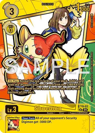 Image of Shoemon [ST19-03] (Rare Pull) [Dawn of Liberator]