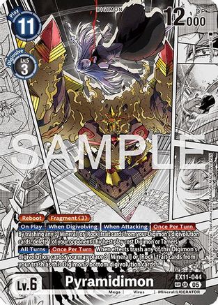 Image of Pyramidimon [EX11-044] (SP) [Dawn of Liberator]