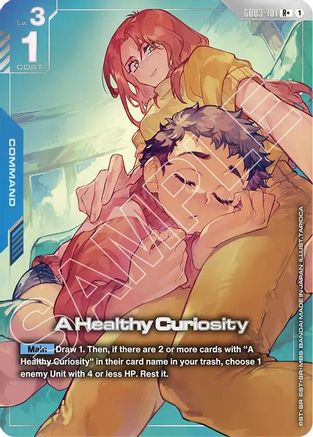 Image of A Healthy Curiosity (R+) (GD03-101) - Steel Requiem Holofoil