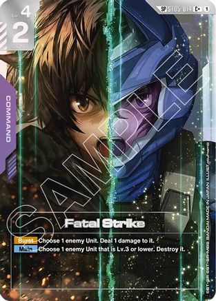 Image of Fatal Strike (SP) (C+) (ST05-014) - Steel Requiem Holofoil
