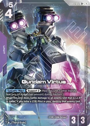 Image of Gundam Virtue (R+) (GD03-052) - Steel Requiem Holofoil