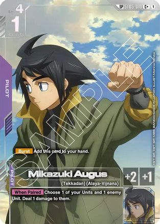Image of Mikazuki Augus (SP) (C+) (ST05-010) - Steel Requiem Holofoil
