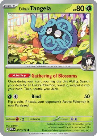 Image of Erika's Tangela (007/217) [Mega Evolution: Ascended Heroes]