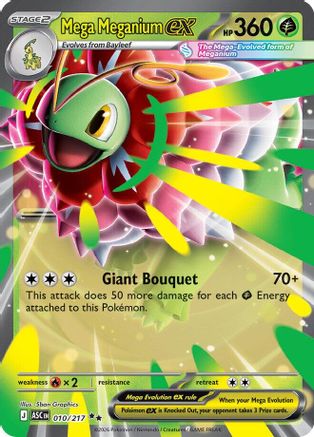 Image of Mega Meganium ex (010/217) [Mega Evolution: Ascended Heroes]