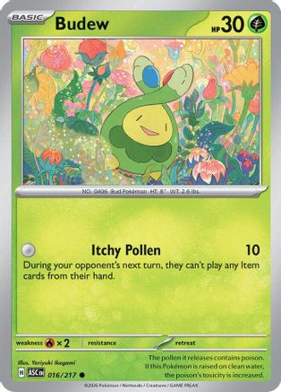 Image of Budew (016/217) [Mega Evolution: Ascended Heroes]