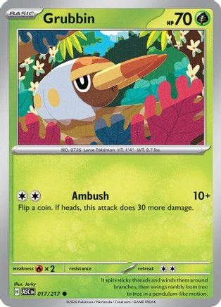 Image of Grubbin (017/217) [Mega Evolution: Ascended Heroes]