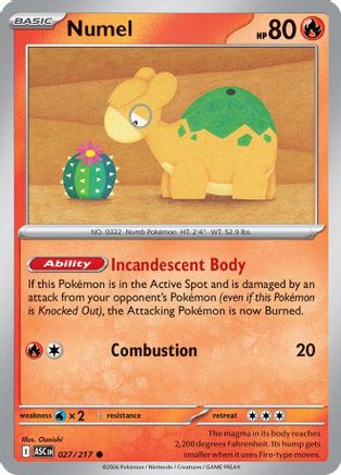 Image of Numel (027/217) [Mega Evolution: Ascended Heroes]