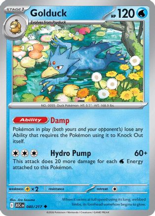 Image of Golduck (040/217) [Mega Evolution: Ascended Heroes]