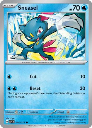 Image of Sneasel (044/217) [Mega Evolution: Ascended Heroes]