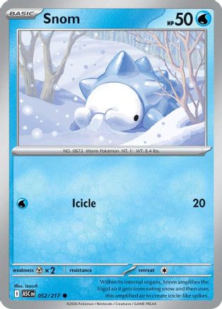 Image of Snom (052/217) [Mega Evolution: Ascended Heroes]