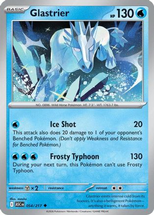 Image of Glastrier (054/217) [Mega Evolution: Ascended Heroes]