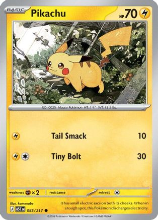 Image of Pikachu (055/217) [Mega Evolution: Ascended Heroes]