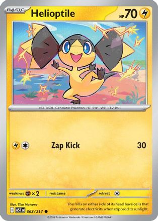 Image of Helioptile (063/217) [Mega Evolution: Ascended Heroes]