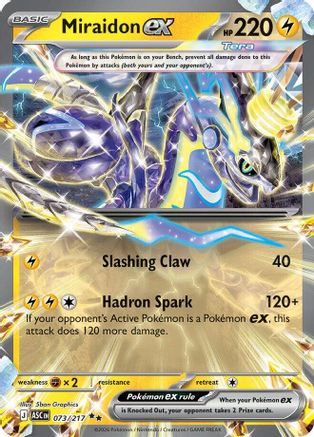 Image of Miraidon ex (073/217) [Mega Evolution: Ascended Heroes]
