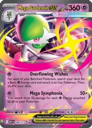Image of Mega Gardevoir ex (089/217) [Mega Evolution: Ascended Heroes]