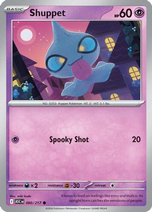 Image of Shuppet (090/217) [Mega Evolution: Ascended Heroes]