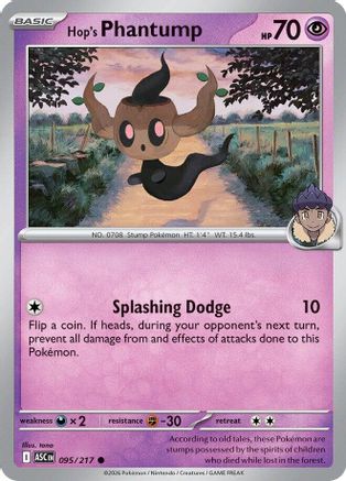 Image of Hop's Phantump (095/217) [Mega Evolution: Ascended Heroes]