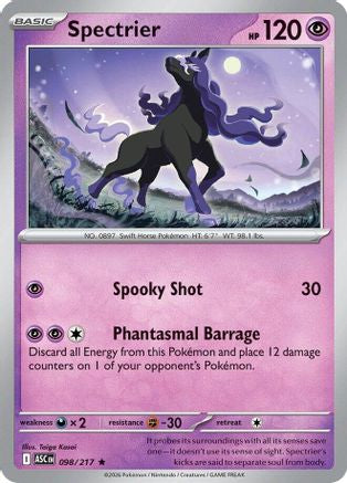 Image of Spectrier 098  - Reverse Holofoil ME Ascended Heroes - Rare