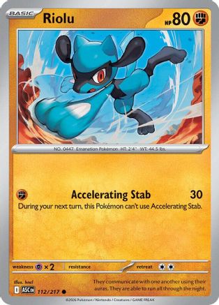 Image of Riolu (112/217) [Mega Evolution: Ascended Heroes]