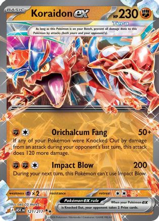 Image of Koraidon ex (121/217) [Mega Evolution: Ascended Heroes]