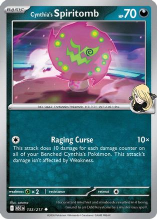 Image of Cynthia's Spiritomb (133/217) [Mega Evolution: Ascended Heroes]