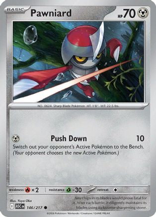 Image of Pawniard 146  - Reverse Holofoil ME Ascended Heroes - Common