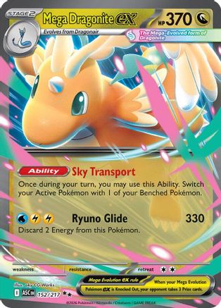 Image of Mega Dragonite ex (152/217) [Mega Evolution: Ascended Heroes]