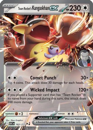 Image of Team Rocket's Kangaskhan ex (162/217) [Mega Evolution: Ascended Heroes]