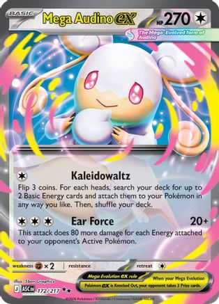 Image of Mega Audino ex (172/217) [Mega Evolution: Ascended Heroes]