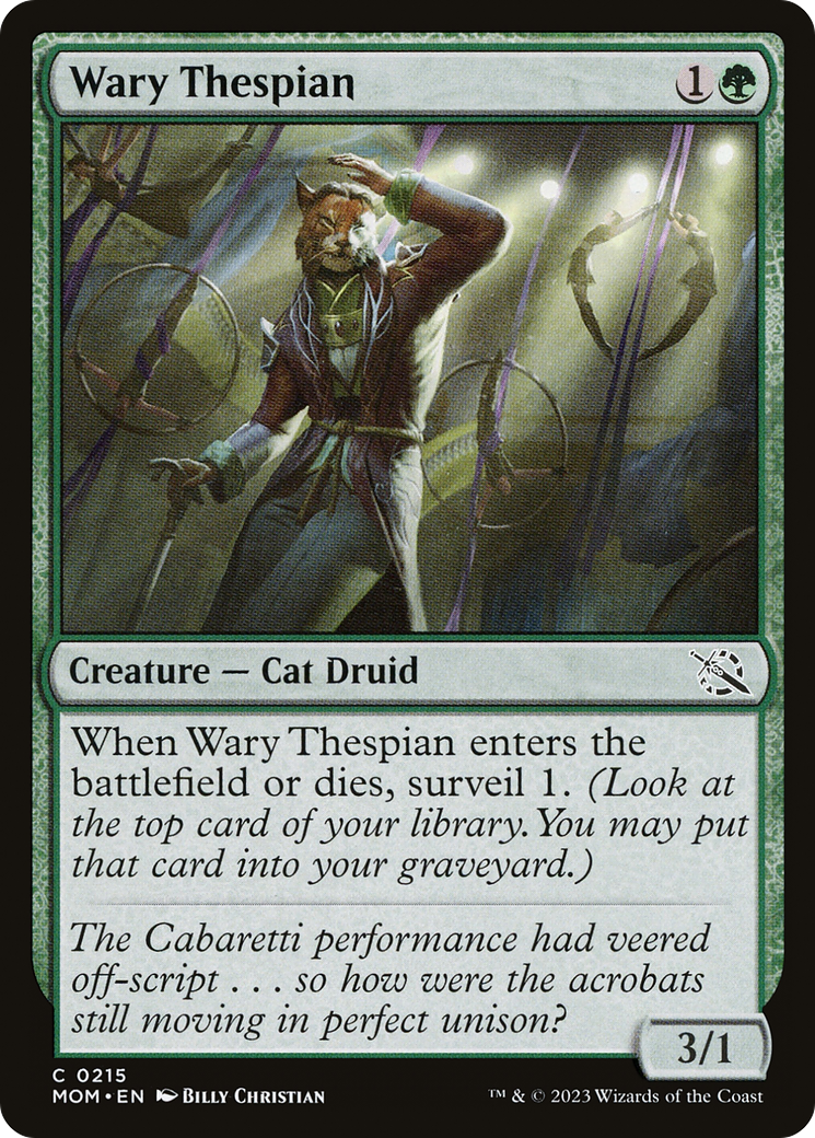 Image of Wary Thespian [March of the Machine]