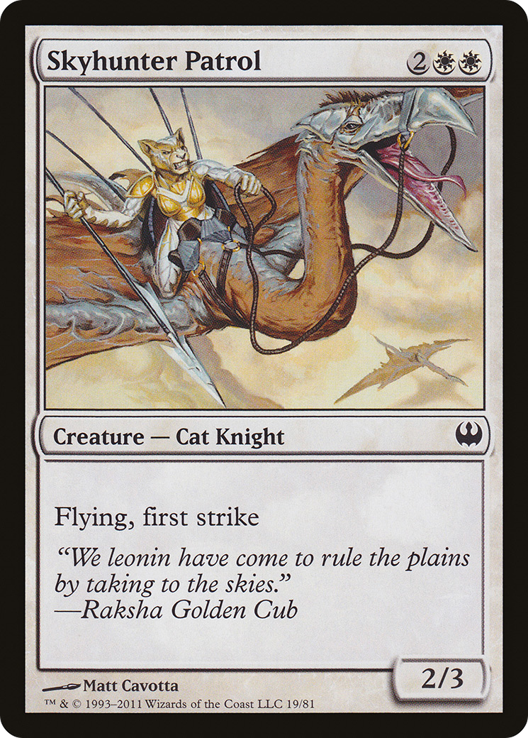 Image of Skyhunter Patrol [Duel Decks: Knights vs. Dragons]
